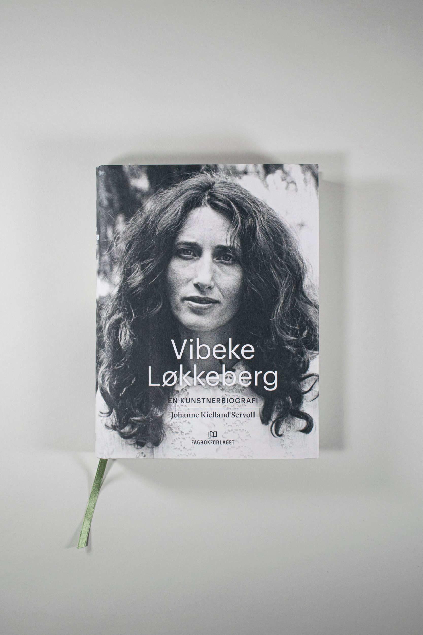 Bildet viser omslaget med smussomslag utenpå. Bildet er av Vibeke Løkkeberg og tittel på boken er satt i hvitt.